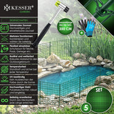 KESSER® 5x Vijverhek - Tuinhek - Steekhek - 71x66cm - Groen